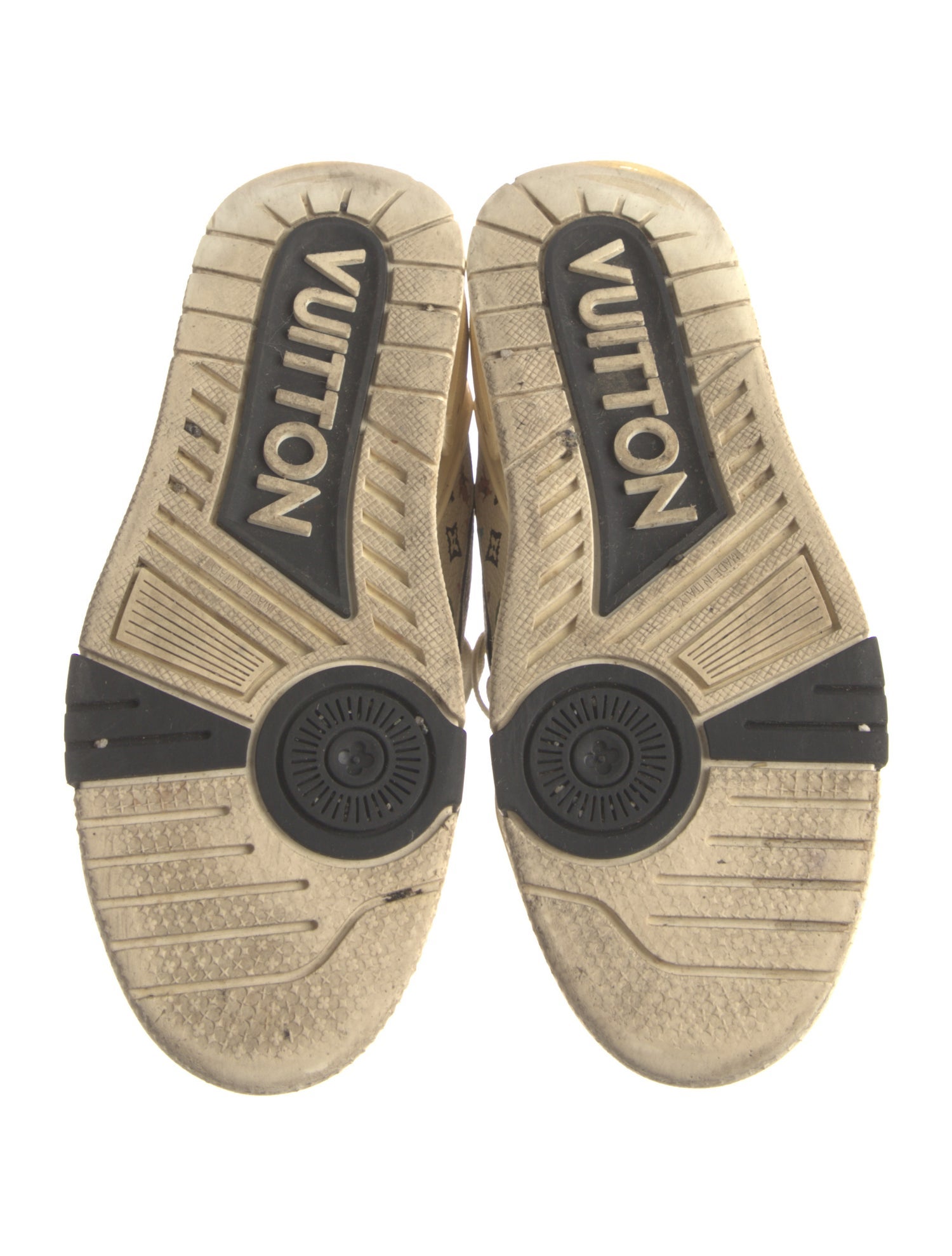 Louis Vuitton Leather Printed Sneakers